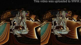 FFF Judy Alvarez Panam Palmer V Parody Cyberpunk2077 Lesbian Threesome Dildo Kiss