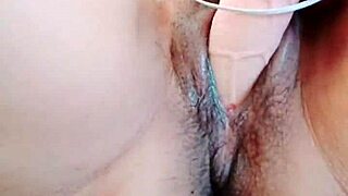 The Ecstasy Of A Petite Latina Cumming Hard While Penetrating A Giant Dildo