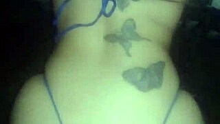 Latina in heels shows off big ass for monster cock