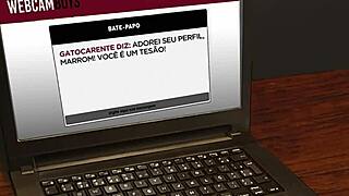 Brother Catches Well-Hung Guy Flashing Hard Cock On Webcam