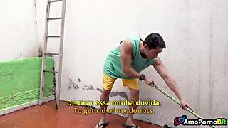 I was alone at home with her on Saturday afternoon.