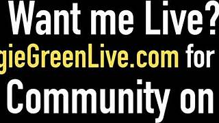 Maggie Green with massive melons blows a dick alongside Vyxen Steel in threesome.