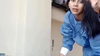 Asian Uniformed Girl Gives Epic Blowjob in Consultorio Visit