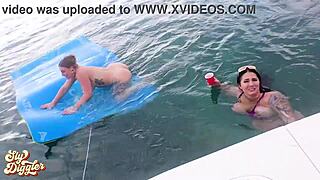 Miami boat day 2023 bts with willow ryder ameena green aria six and more