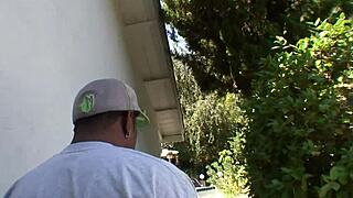 Lisa Ann Takes Shorty Mac’s Massive Black Dick!