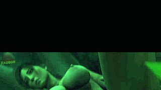 3D hot brunette solo masturbation, big tits POV moaning!