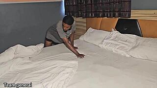 Mistress Catches Peeping and Orders Action