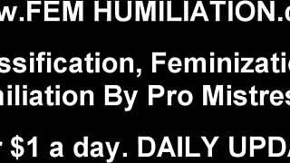 I will transform you into a submissive sissy girl through intense humiliation and domination.