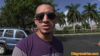 cute babe bent over in doggystyle, humiliated by maledom in reality pickup