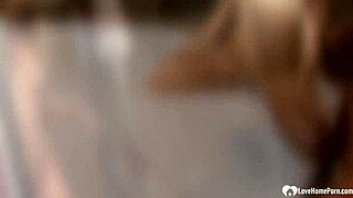 Pov of Blonde Hottie Sucking Monster Cock and Getting Anal