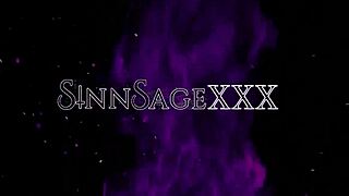 Sinn Sage and Samantha Grace squeeze cute tits while scissoring.