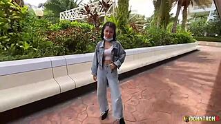 Wow, I creampied a young 18+ Thai MILF after epic blowjob!