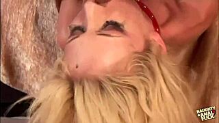 Blonde slut hillary scott in anal deepthroat