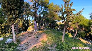 Amateur couple shares intense workout session in gym for their latest sex vlog.