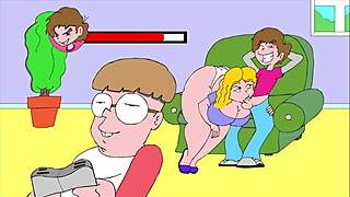 Relaxing on the couch with some light-hearted flashing moments