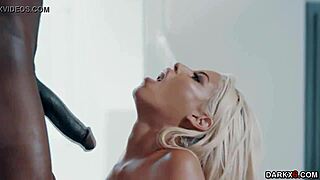 Jason Brown Spread Eagle Fucking Bridegette's Moist Pussy with Cumshot