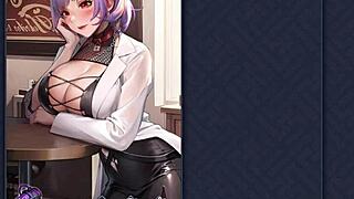 Oops, accidentally touching boobs leads to assfucking and creampie with eimi