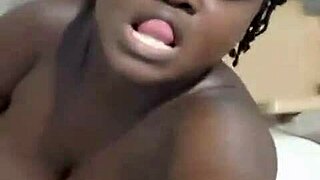 Big Tits Babe Fucks Monster Cock Hard