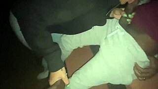 Park Lizard Lot Slut Sucks Two Monster Cocks Bent Over