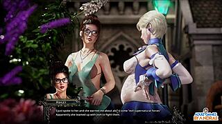 Ep10 BDSM Fun with Magdalena - Countess in Crimson 3D Action