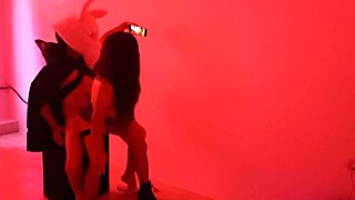 Halloween was amazing, I hooked up with a big rabbit at the nightclub, real rough doggystyle in lingerie, what a night!