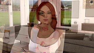 this red head 18 stepsister loves getting teased all day 😏