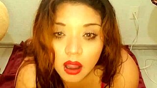 Mexican amateur in lingerie riding cowgirl with big tits