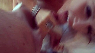 She plans to SUCK CUM from husband's BIG DICK