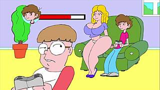 Relaxing on the couch with some light-hearted flashing moments