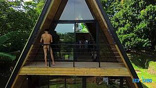 Me and Yuri Diaz rented a cabin for some wild outdoor fucking! 🌳🍆