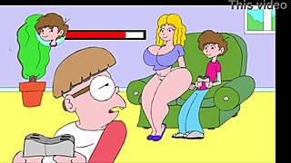 Relaxing on the couch with some light-hearted flashing moments