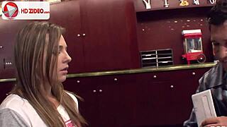 Dahlia Sky Bailey Fucks Her First Latino in HD at Work!