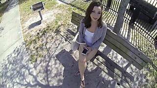 Filling teen scarlett sawyer's mouth with goo