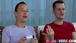 Yo, stepmom is craving that double creampie action!