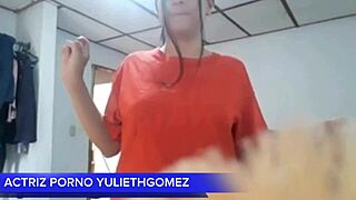 This university babe's stunning curves get intense oral action with big homemade assets on display.