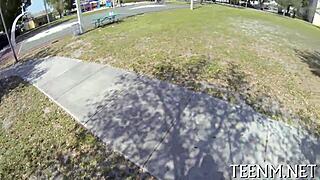 Filling teen scarlett sawyer's mouth with goo