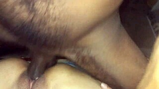 Cuckold's Wife Fulfills Fantasy With Bare Cock Inside