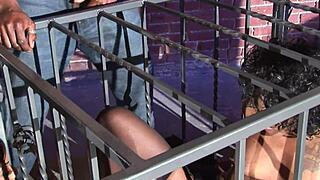 ebony bbw threesome with fat ass and monster cocks in interracial group