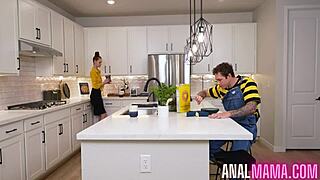 april fools prank turns into stepmom anal play