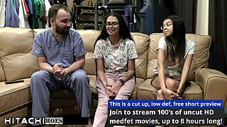 angel santana gets intense hitachi orgasm from doctor-tampa