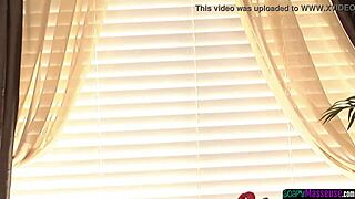 The babe moaned softly, orally pleased while tugging during an erotic pool massage.