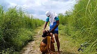 Suggestive Indian Wife Village Viral Sex with Hardcore Ranch Action