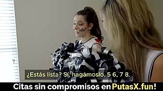 bff catches stepbro creaming sister's pussy in spanish taboo scene