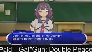 Want to see the final episode of Gal Gun Double Peace hentai?