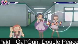 Want to see the final episode of Gal Gun Double Peace hentai?