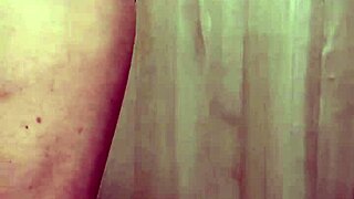 Asian maid in uniform teases her anal and pierced nipples.