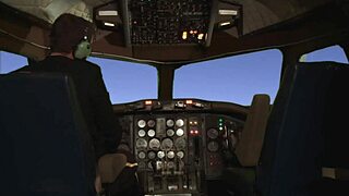 madelyn marie bangs captain in cockpit on red eye