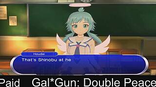 Want to see the final episode of Gal Gun Double Peace hentai?