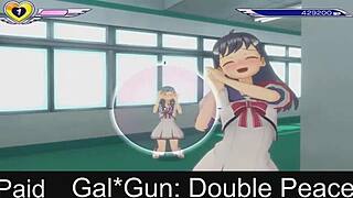 Want to see the final episode of Gal Gun Double Peace hentai?