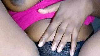 African babe gets fucked hard by black guy till she cums